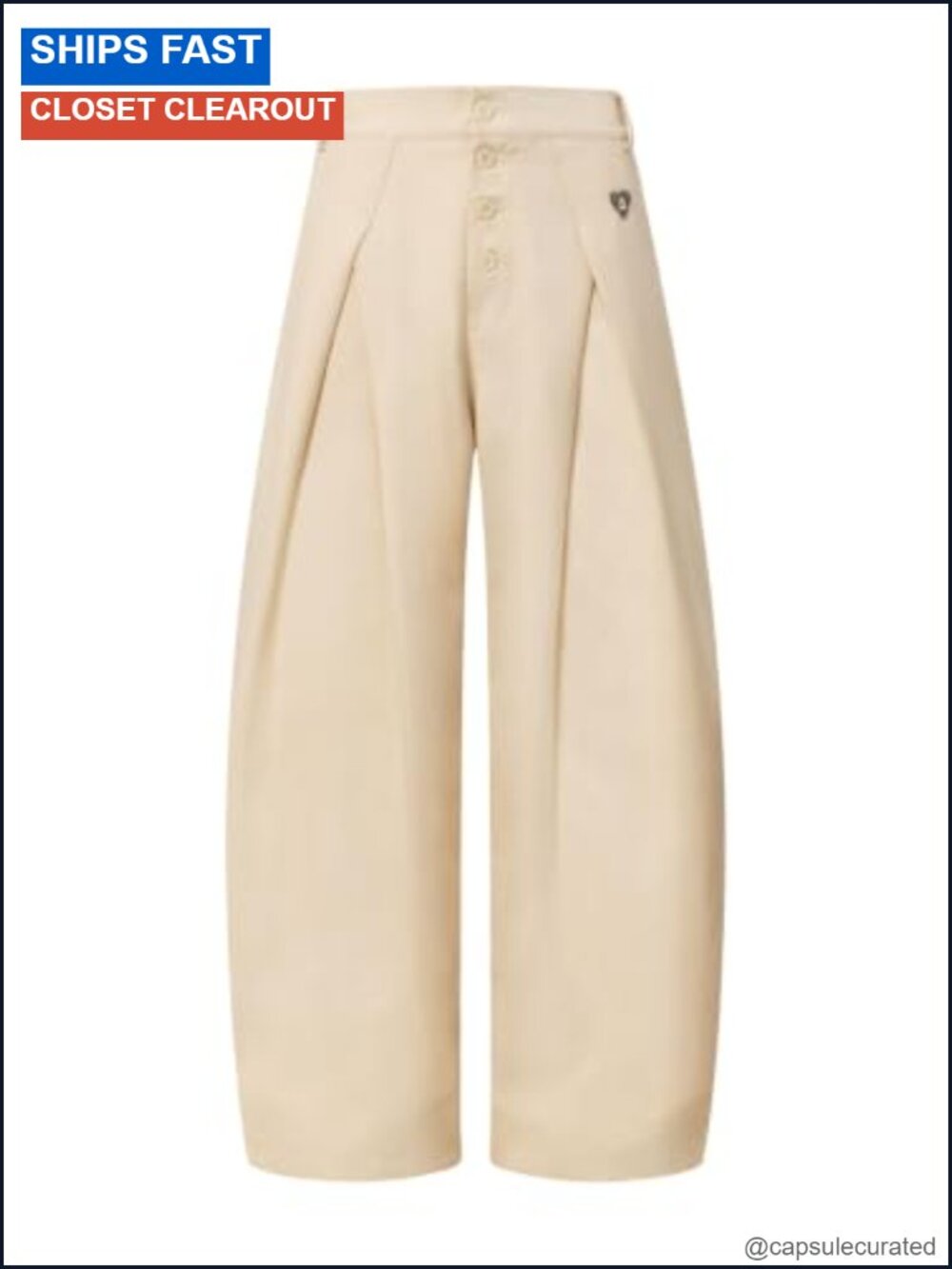 Wide Leg Pleated Trousers High Waisted Button Front Y2K Streetwear Pants